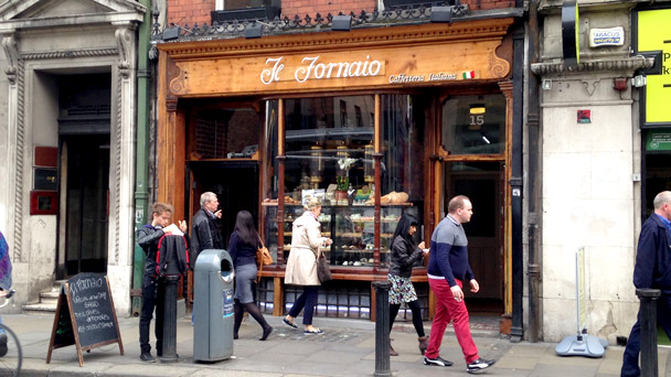 Achado em Dublin: Il Fornaio Caffetteria