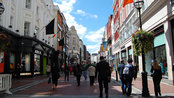 Conhecendo a Irlanda: Grafton Street