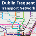 Dublin Frequent Transport Map by Colin Broderick
